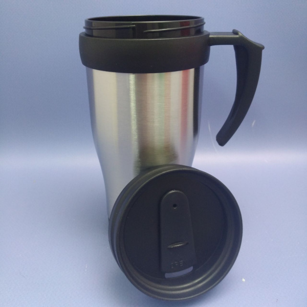 Термокружка с ручкой Reestr 450мл., нержавеющая сталь